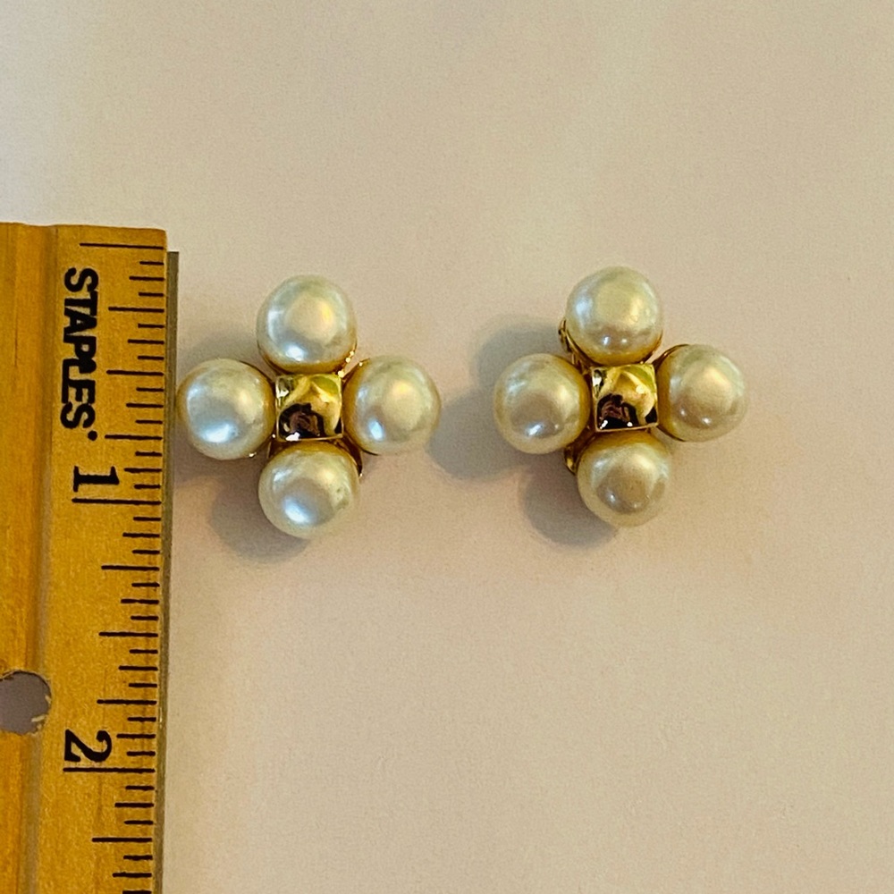 Vintage Courreges Clip On Earrings - Picture 2 of 5